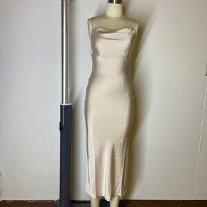 Ivory Cream Strappy Dress